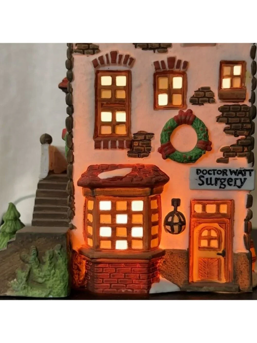 Dept 56 C H Watt Physician Dickens Christmas Village Lighted  Building (no box)